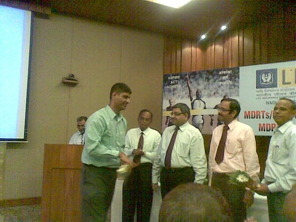 RECEIVED TROPHY FOR BEST PERFORMANCE